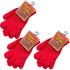 3 Pack Unisex Spandex Magic Gloves Pair