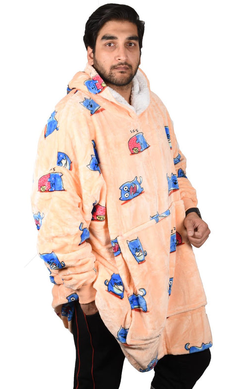 Cozy Unisex Blanket Hoodie - Ultimate Comfort and Warmth for All Genders