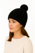 Women’s Chunky Knit Beanie Hat with Pom Pom – Winter Warm Bobble Hat