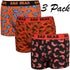 Bad Bear Kids Novelty 3 Pack Cotton Boxer Trunks