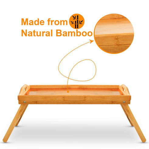 Wooden Foldable Bamboo Tray
