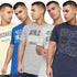 5 Pack Mens Cross Hatch Cotton T-Shirt
