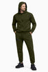 Mens Tracksuit Hooded Winter Warm Full Zip Pockets Sports Jogging Bottom Top Set
