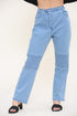 True Face Women's Jeans Bleach Wash