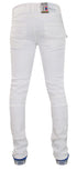 Men Rip Biker-Style Denim Jeans
