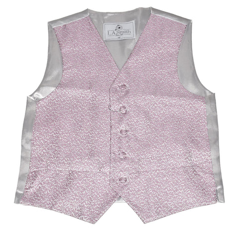 Kids Patterned V Neck Waistcoat