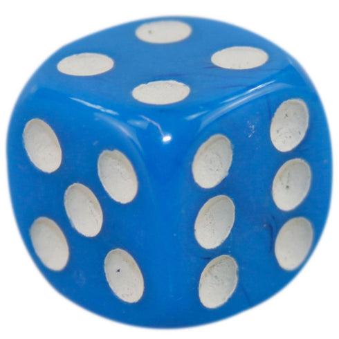 Six Sided Dotted Dice For Games