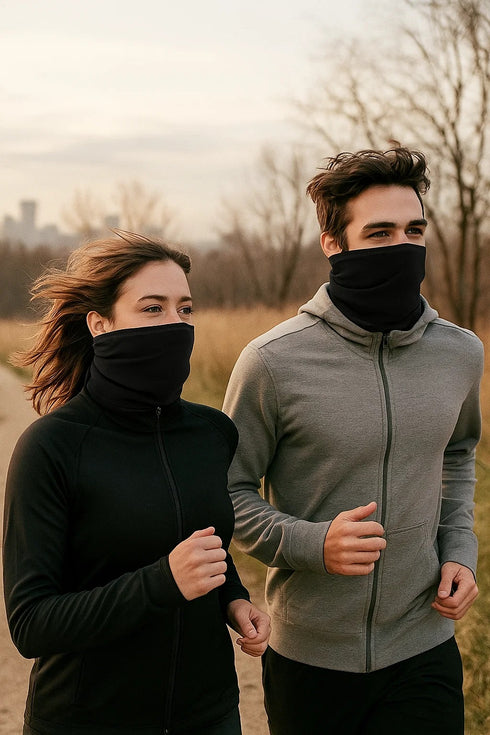 Unisex Fleece Neck Warmer – Winter Thermal Face Cover & Gaiter Scarf