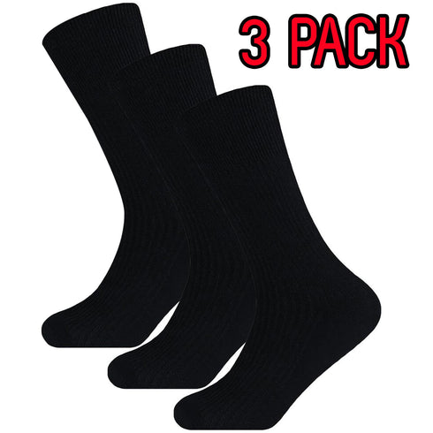 Mens Polycotton Sports Socks - Pack of 3