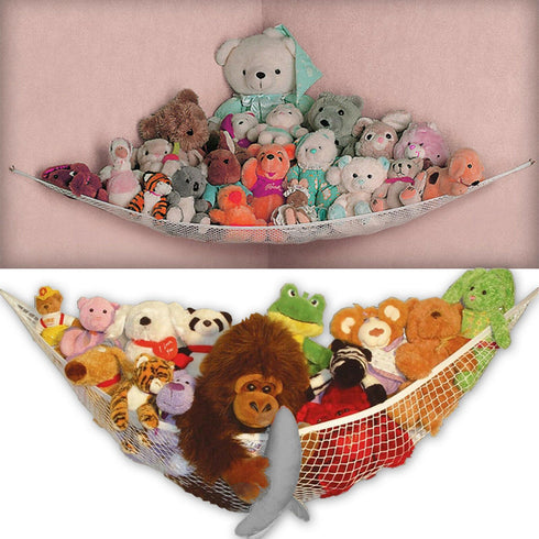 Kids Pink Mesh Hammock Toy Net