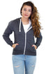 Women Polycotton Zipper Hoodie
