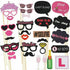 30 Pieces Colourful Hen Do Props For Photos