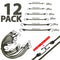 Bungee Cords With Hooks - 12/24 Pieces