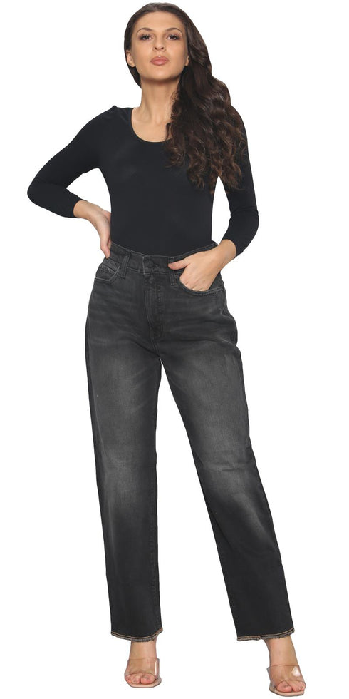 True Face Women's Black Wash Chino Trousers OG_W_Chino_0028A_BlkW_16