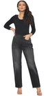 True Face Women's Black Wash Chino Trousers OG_W_Chino_0028A_BlkW_16