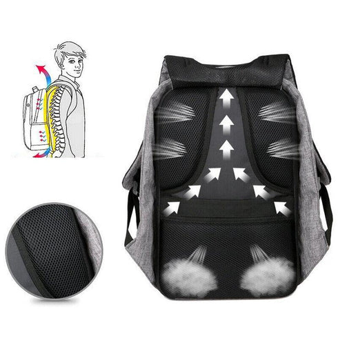 USB Charging Port Anti-Theft Backpack