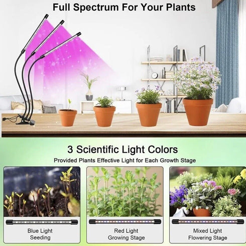 360° Adjustable Grow Light for Indoor Plants