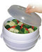 Microwave Steamer Bowl with Lid – BPA-Free Vegetable & Food Steaming Cooker for Healthy Quick Meals