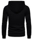 Mens Plain Fleece Zip Up Hoodie With Free Same Cord