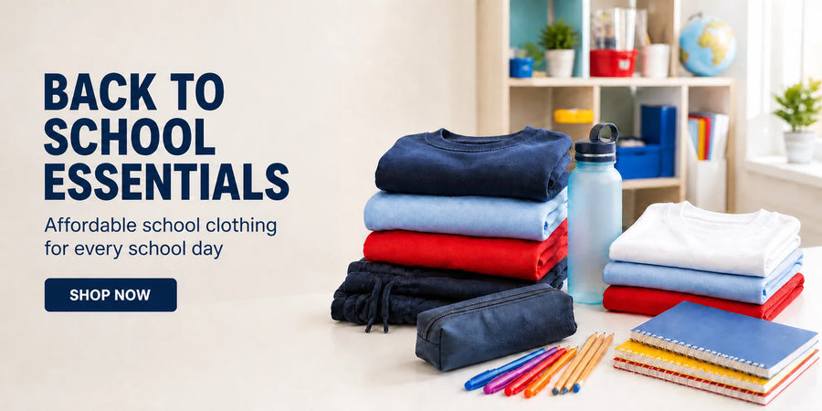 Back to School Essentials affordable school clothing