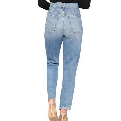 True Face Women's Light Stone Wash Chino Trousers OG_W_Chino_0016A_LMW_18