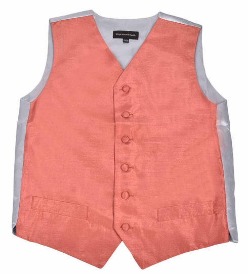 Kids Patterned V Neck Waistcoat