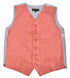 Kids Patterned V Neck Waistcoat