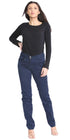 True Face Women's Chino Trousers Wash OG_W_Chino_ST2_BlkW_14
