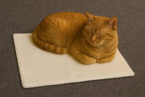 Self-Heating Pet Mat for Dogs & Cats | Reflective Thermal Bed with Soft Fleece and Anti-Slip Base
