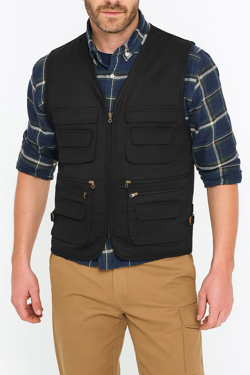 Mens Sleeveless Outdoor Work Gilet
