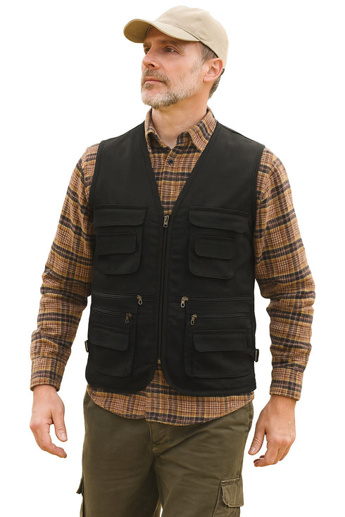 Mens Sleeveless Outdoor Work Gilet