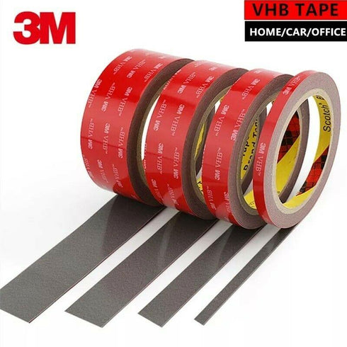 3M VHB Double Sided Acrylic Tape - Clear or Grey