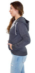 Women Polycotton Zipper Hoodie