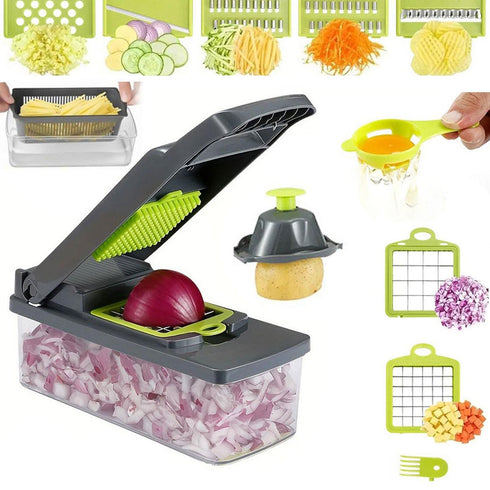 12 in 1 Vegetable Chopper & Slicer Set