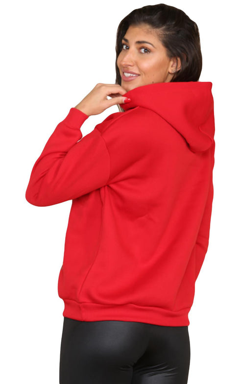 Womens 3D Christmas Pullover Hoodie
