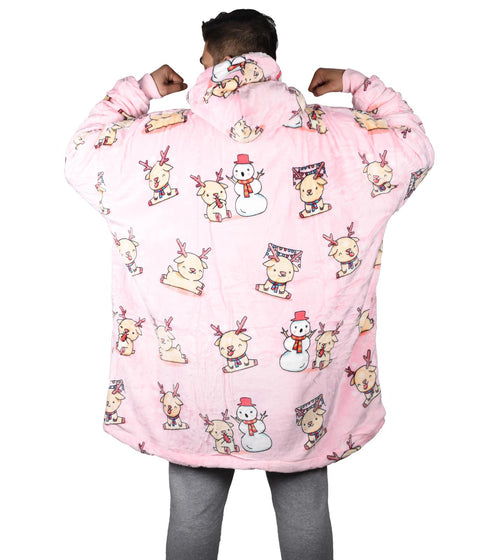 Cozy Unisex Blanket Hoodie - Ultimate Comfort and Warmth for All Genders