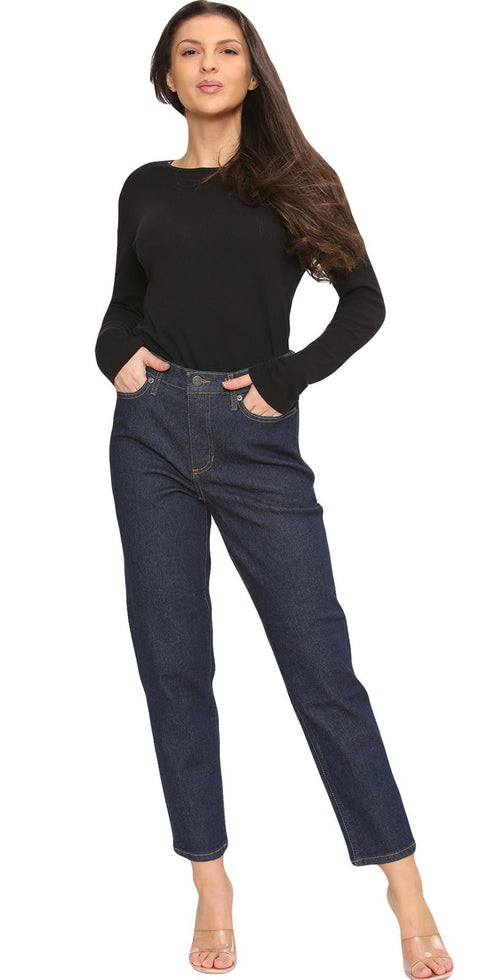 Women's Chino Trousers Dark Blue