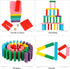 Tumble Tower Building Colourful Jenga Blocks