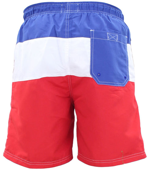 Mens Striped Swim Shorts