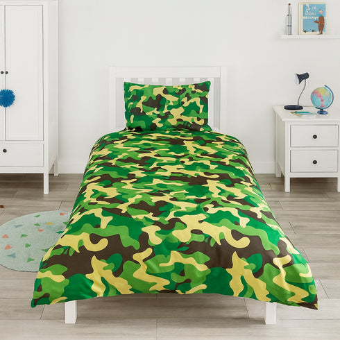 Single Themed Duvet Cover Set – Printed Polycotton Cover & Pillowcase
