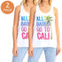2 Pack Womens Camisole Tank Top