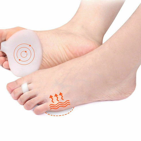 10-Pack Metatarsal Gel Pads – Ball of Foot Cushions - 40p Per Unit