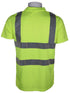 Men's Yellow Hi-Vis Polo Shirt - Reflective Workwear (15 or 30 Pack)