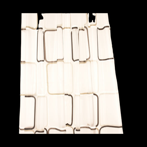 Anti Mould Printed Shower Curtain - Style C