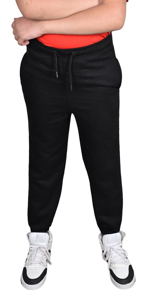 2 Pack Kids Plain Jogging Bottoms