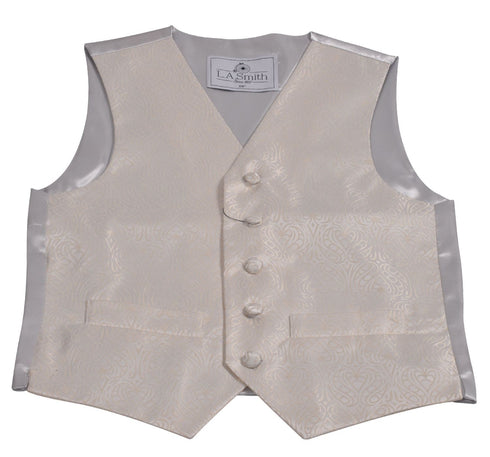 Kids Patterned V Neck Waistcoat