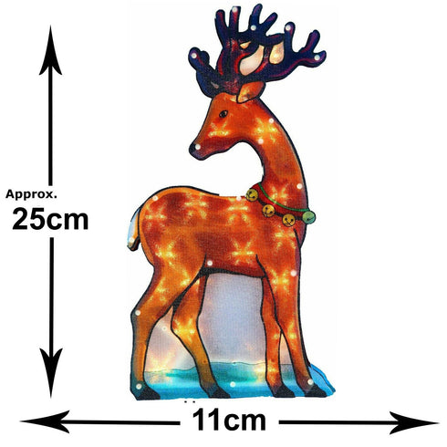 Christmas Silhouette Window decoration with LED Lights