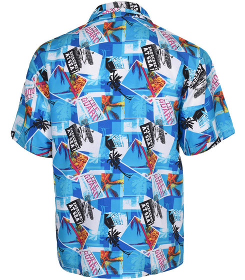 3 Pack Mens Hawaiian Shirt Short Sleeve Summer Beach