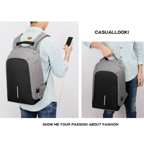 USB Charging Port Anti-Theft Backpack
