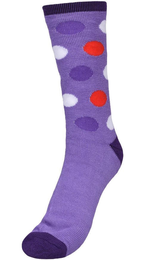 Women’s Colorful Polka Dot Socks – Fun Crew Socks Multipack (3, 6, 12 Pairs)